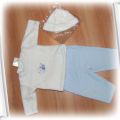 Nowa bluza polarowa z czapką i spodenki 62 cm