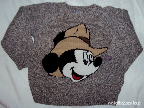 Sweterek H&M 104 Mickey