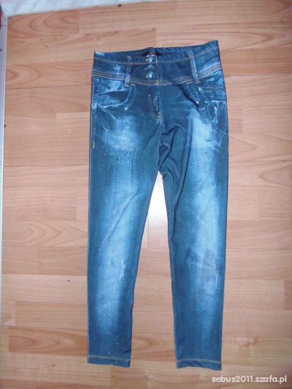 LEGGINSY ala jeans 7 8 lat