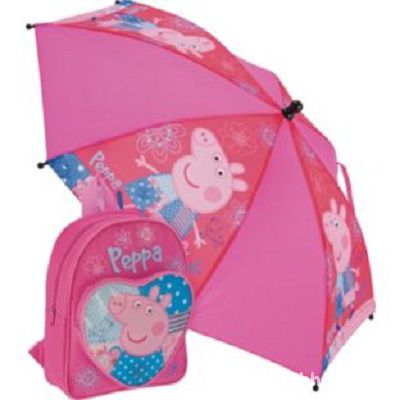 PEPPA PIG zestaw plecak i parasol