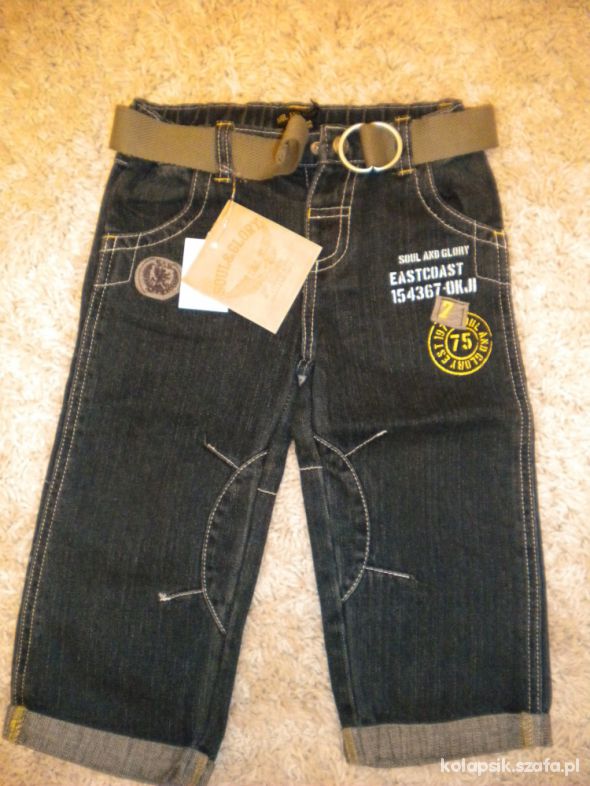 spodnie jeansowe r 86 92