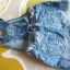 ZARA spódniczka ogrodniczka ze spranego jeansu