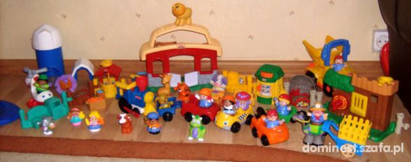 duzy zestaw Fisher Price Little People