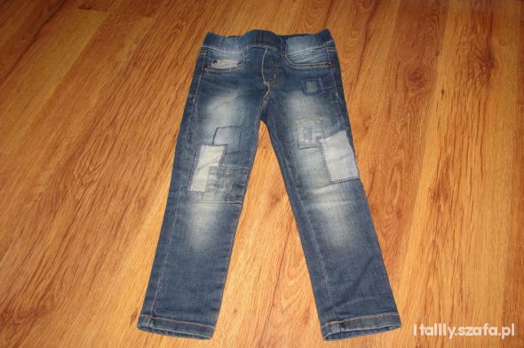 Spodnie Kappahl jeans łaty 104