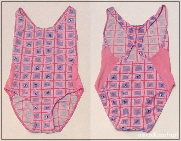 Jednoczęściowy strój kąpielowy dziewczęcy 116
