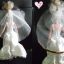 Suknie ślubne z welonem dla Barbie ręcznie szyte