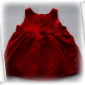 czerwona sukienka kappahl 68 cm