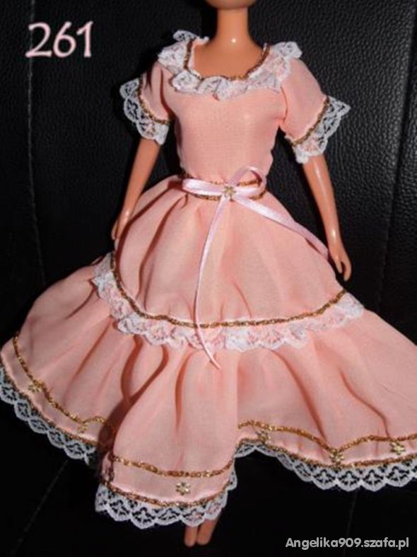 Sukienki dla Barbie ręcznie szyteNOWA KOLEKCJA