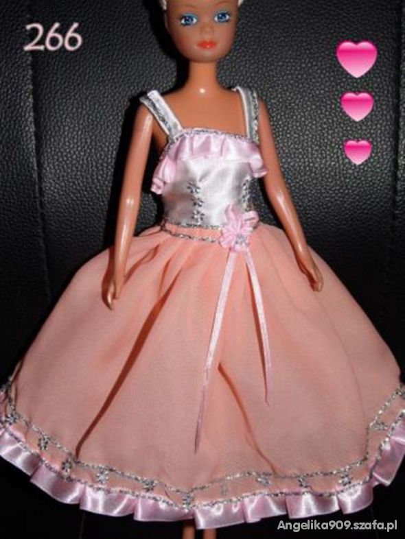 Sukienki dla Barbie ręcznie szyte NOWA KOLEKCJA