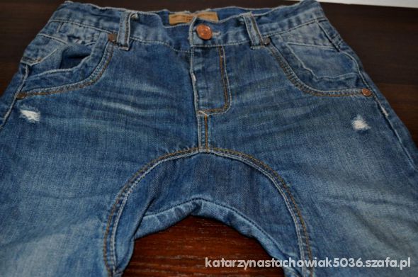 2 pary zara obniżony krok jeans