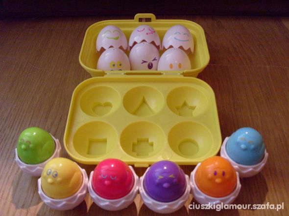 Jajeczka Tomy sorter edukacyjne pisklaki