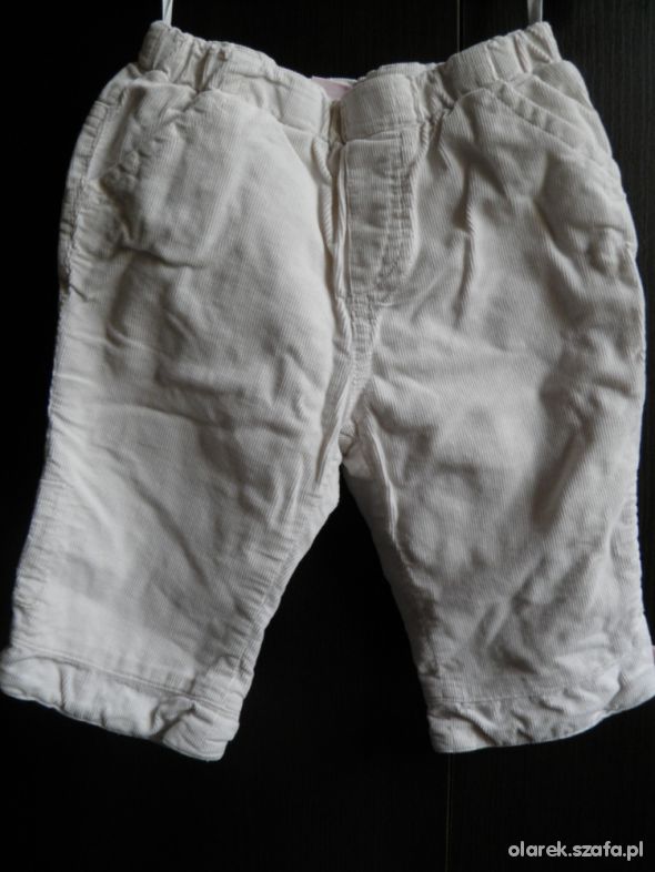 Sztruksowe spodnie dla chłopca i dziewczynki