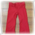 H&M elegancie elastyczne czerwone spodnie 122
