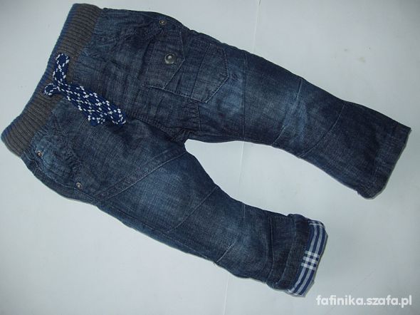 NEXT ocieplane joggersy 80 CUDO