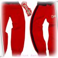 122 cm Czerwone dresy spodnie dresowe dla chłopców