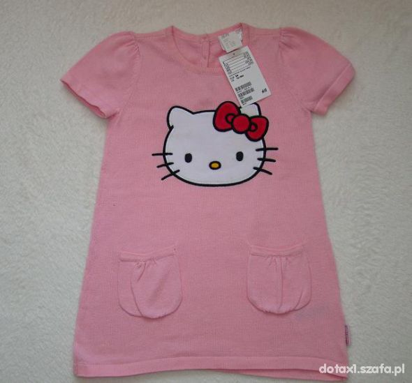 Sukienka tunika H&M hello kitty r 86 NOWA