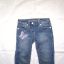 Denim jeansy rurki roz 2 3 lata 92 98 cm