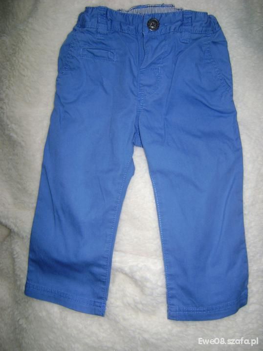 H&M Spodnie Niebieskie Rozmiar 74