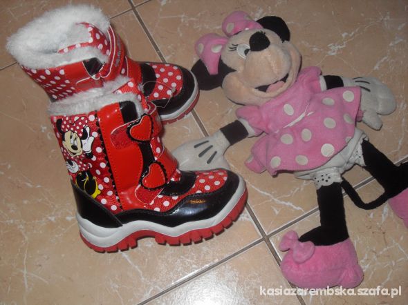 łap okazję nowe minnie mouse śniegowce