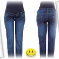 NOWE jeansy ciążowe elastyczny panel r M do XXXL