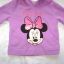 Disney firoletowa bluza polar cekiny roz 18 24 msc