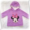 Disney firoletowa bluza polar cekiny roz 18 24 msc