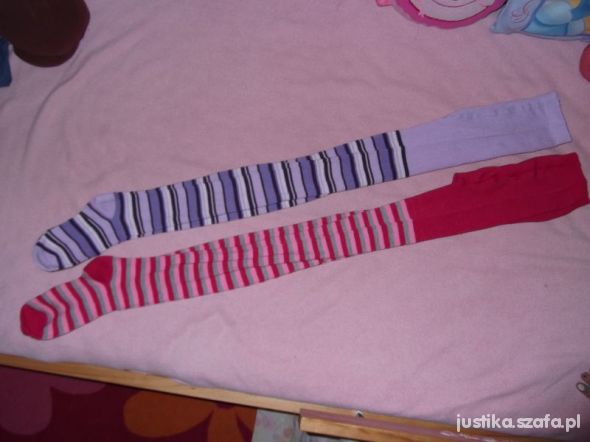 NOWE 2 pary rajstopy 128 134