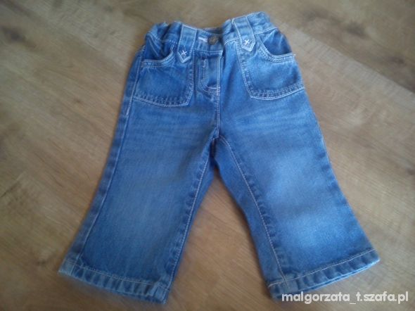 Spodenki jeansowe marki Next rozm 68
