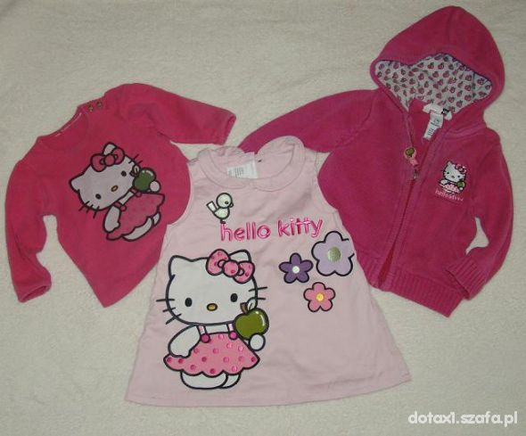 Piekna sukieneczka H&M hello kitty r 74 80