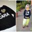 r 104 czarna bluzka I love ZARA