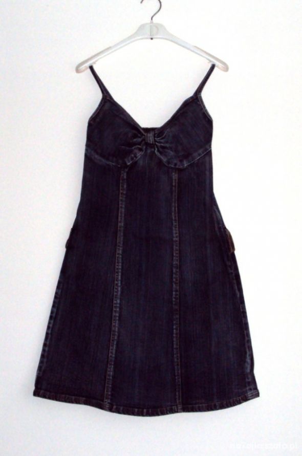 158 cm Jeansowa sukienka