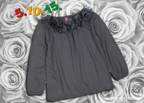110 NOWA Oryginalna bluzka z różyczkami 5 10 15