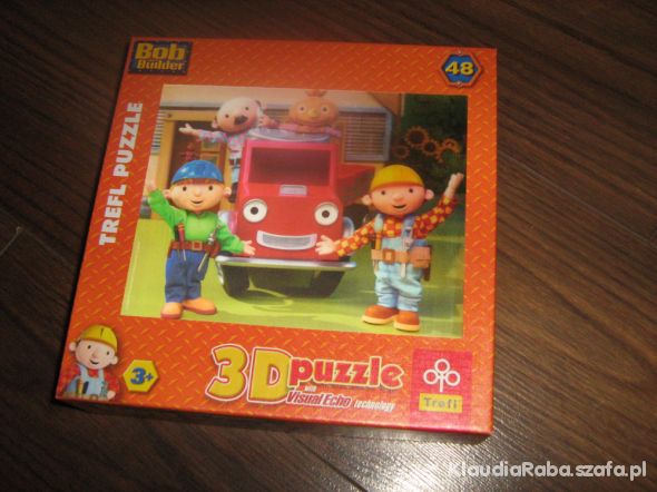 Nowe puzzle BOB budowniczy 3D