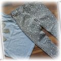 H&M 110 116 bluzka i spodnie legginsy