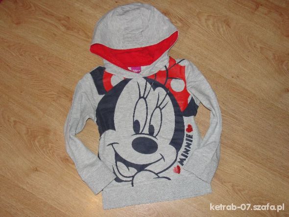 NEXT BLUZA Z KAPTURKIEM MINNIE MOUSE