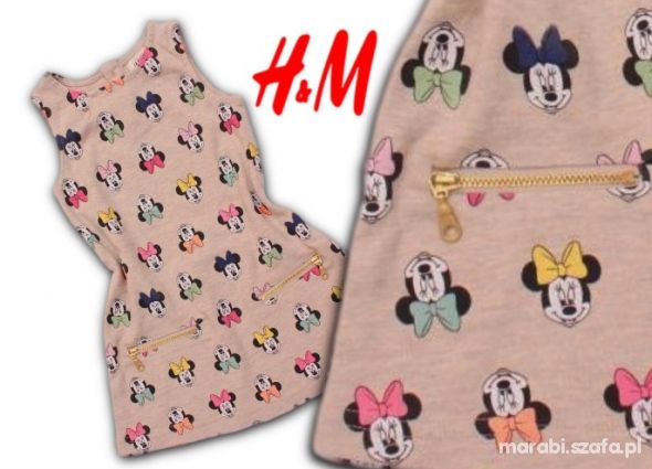 92 HM Cudna tunika ZIP z Minnie