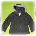 Czarna kurtka dziecięca zimowa rozmiar 116cm