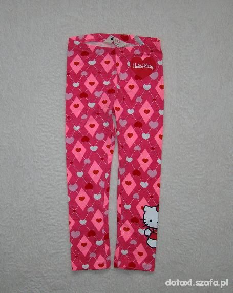 Legginsy H&M hello kitty r 110 NOWE