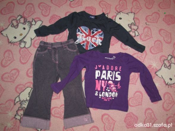 3 sztuki dla dziewczynki 92 98