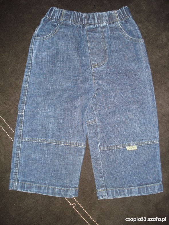 super spodnie jeansowe 86 chłopięce