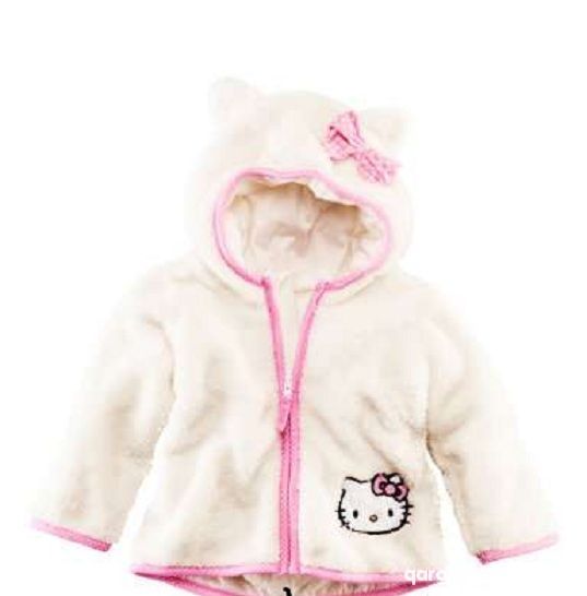 h&M biala bluza miś polar futerko 86