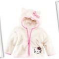 h&M biala bluza miś polar futerko 86