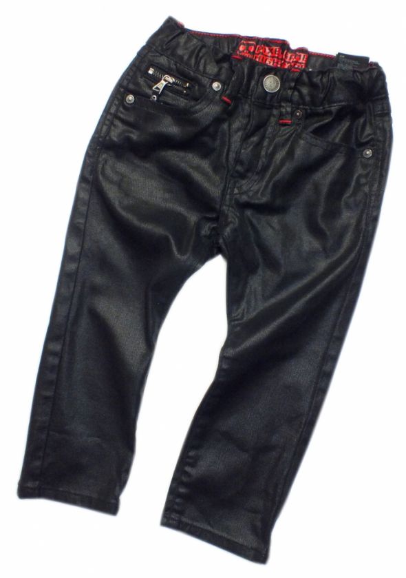 spodnie skora h&m 92 woskowane mega