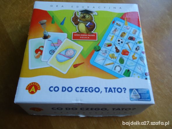 gra edukacyjna 4 lata Co do czego Tato