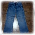 Spodnie HM jeansy z sercami 92