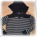 RESERVED SWETER W PASKI Z KAPTUREM