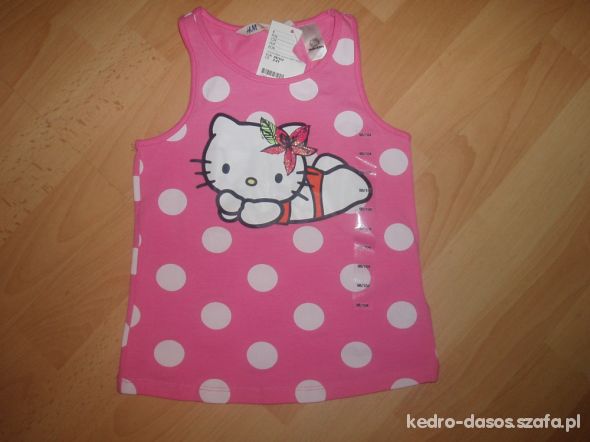 Bluzka H&M Hello Kitty rozmiar 98 104