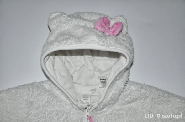 bluza futerkowa kurtka H&M Hello KITTY 80 cm