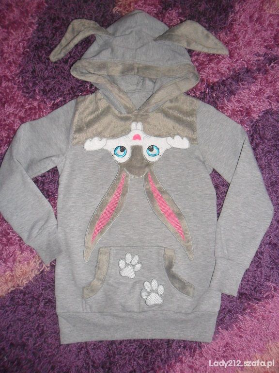 Bluza króliczek uszka rozm 116