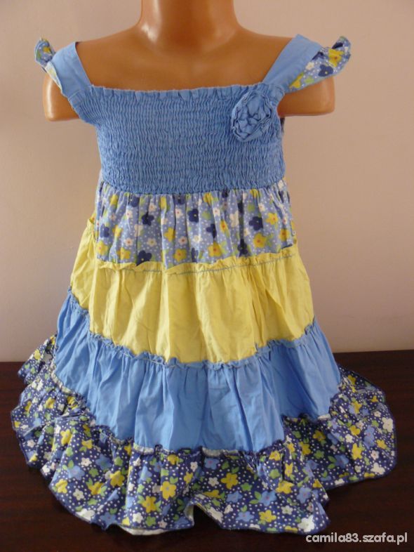 Sukienka Bluezoo dla dziewczynki 92 98